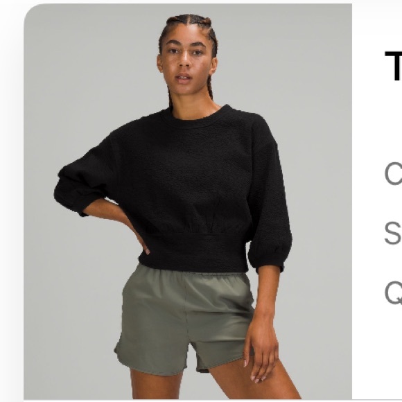 Lululemon Textured Crewneck Pullover - Picture 3 of 3